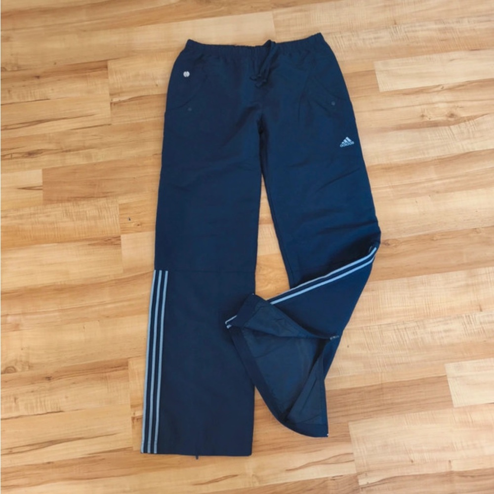 Vintage Adidas Climalite Track Pants | Navy | Size S